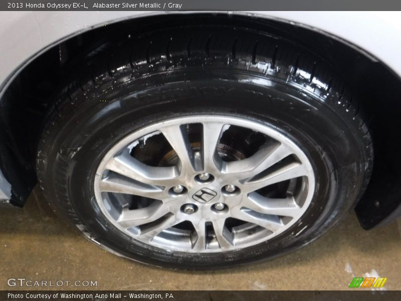 Alabaster Silver Metallic / Gray 2013 Honda Odyssey EX-L