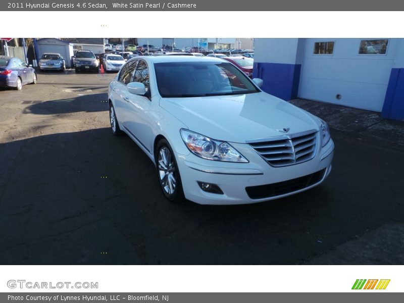 White Satin Pearl / Cashmere 2011 Hyundai Genesis 4.6 Sedan