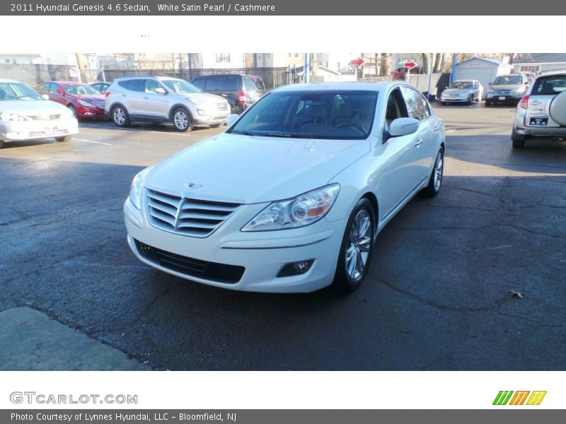 White Satin Pearl / Cashmere 2011 Hyundai Genesis 4.6 Sedan