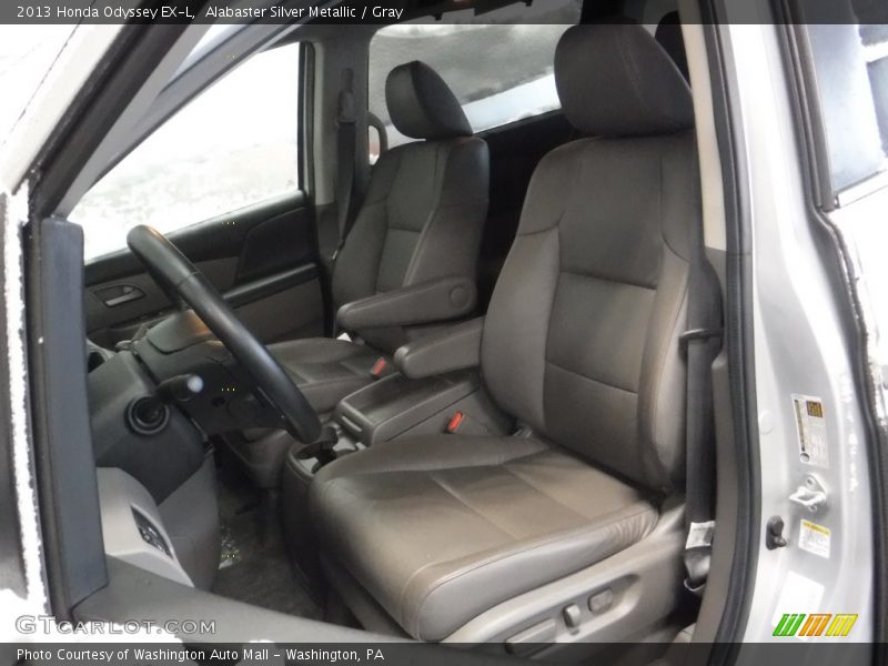 Alabaster Silver Metallic / Gray 2013 Honda Odyssey EX-L