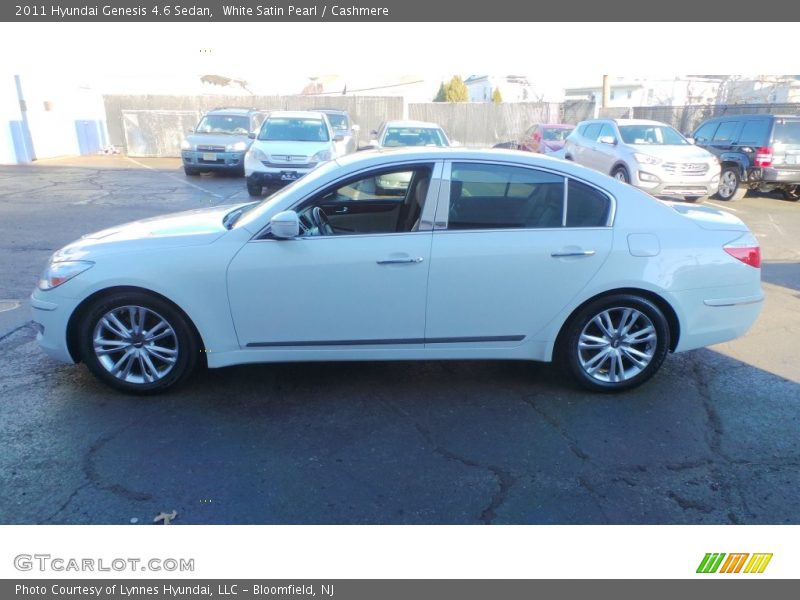 White Satin Pearl / Cashmere 2011 Hyundai Genesis 4.6 Sedan