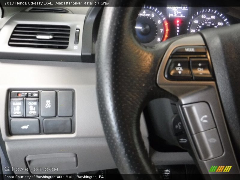 Alabaster Silver Metallic / Gray 2013 Honda Odyssey EX-L