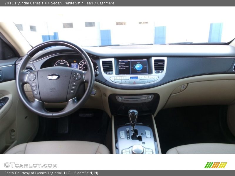 White Satin Pearl / Cashmere 2011 Hyundai Genesis 4.6 Sedan