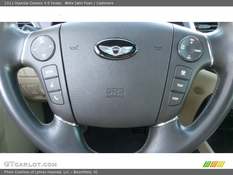White Satin Pearl / Cashmere 2011 Hyundai Genesis 4.6 Sedan