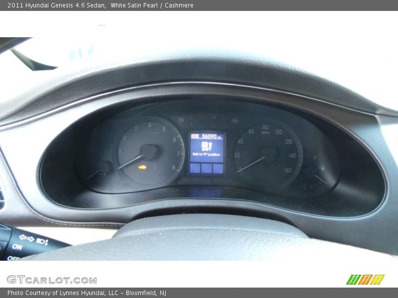 White Satin Pearl / Cashmere 2011 Hyundai Genesis 4.6 Sedan