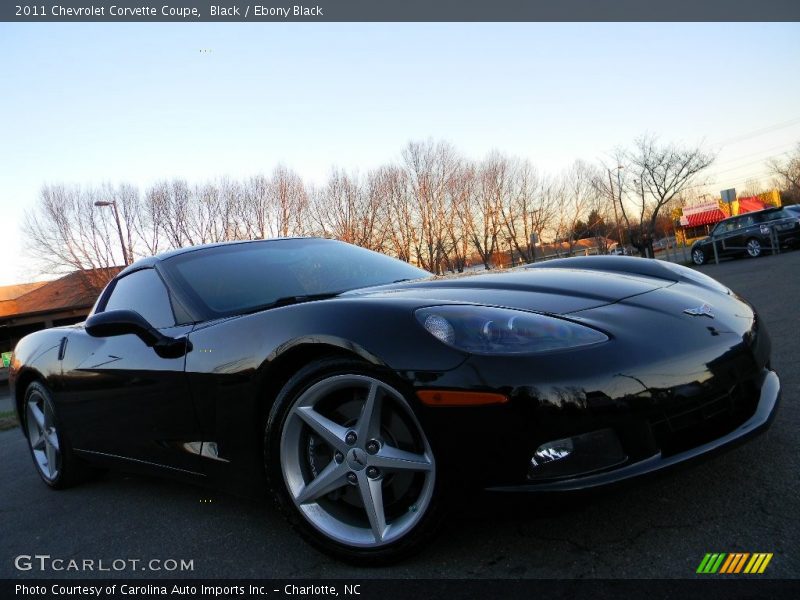 Black / Ebony Black 2011 Chevrolet Corvette Coupe