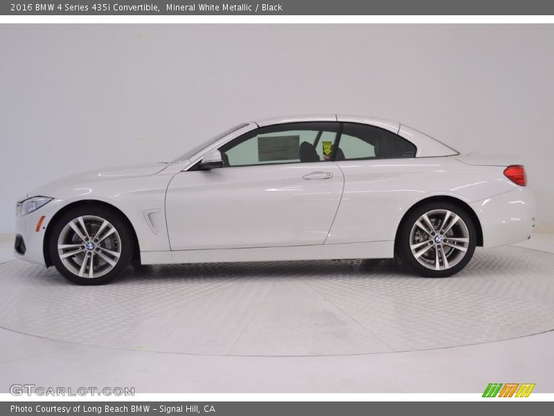 Mineral White Metallic / Black 2016 BMW 4 Series 435i Convertible
