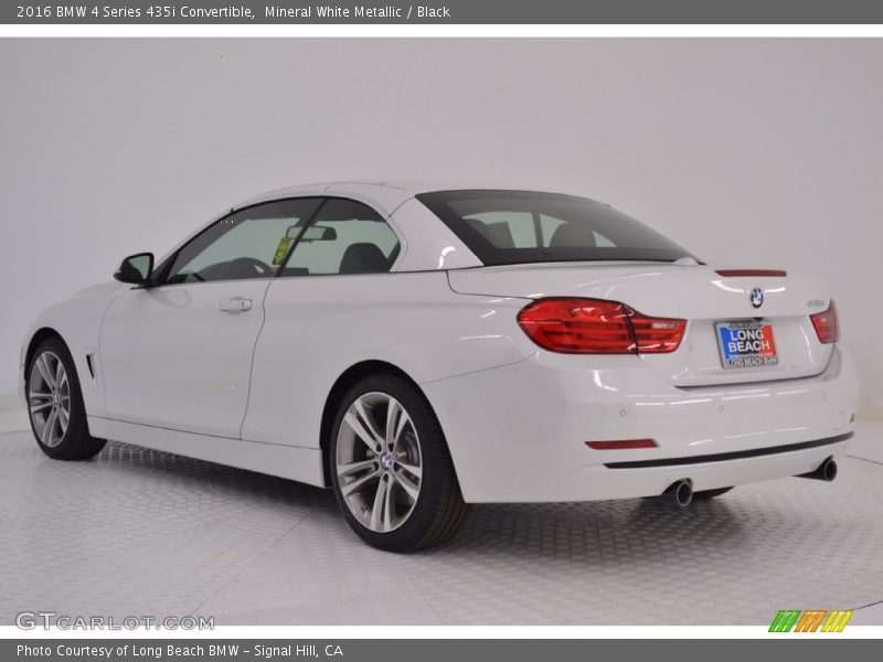 Mineral White Metallic / Black 2016 BMW 4 Series 435i Convertible