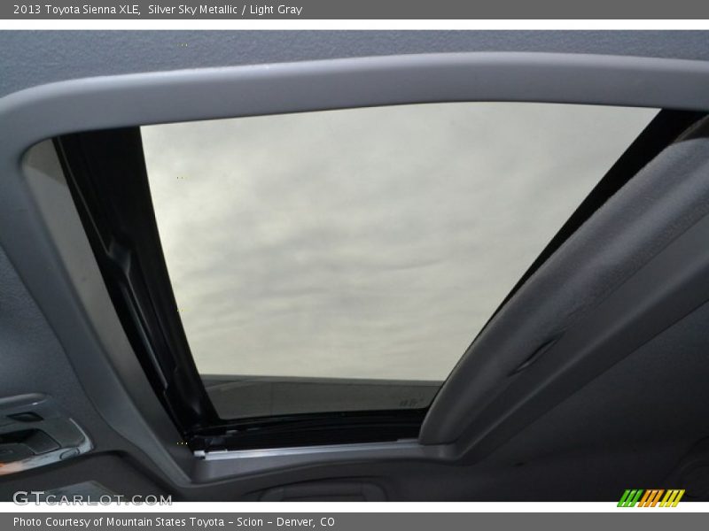 Silver Sky Metallic / Light Gray 2013 Toyota Sienna XLE