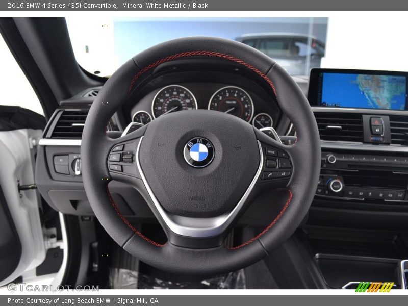 Mineral White Metallic / Black 2016 BMW 4 Series 435i Convertible