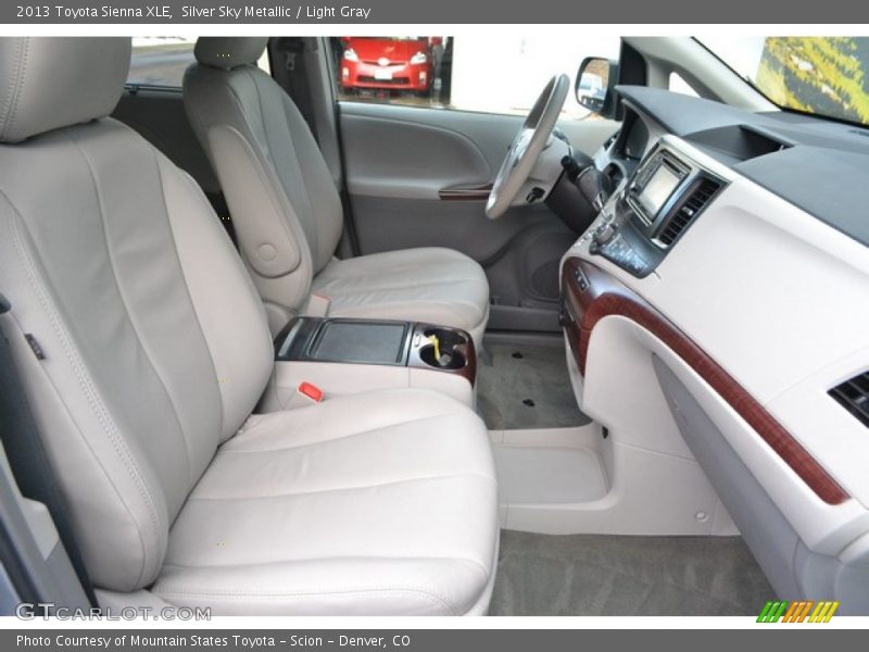 Silver Sky Metallic / Light Gray 2013 Toyota Sienna XLE