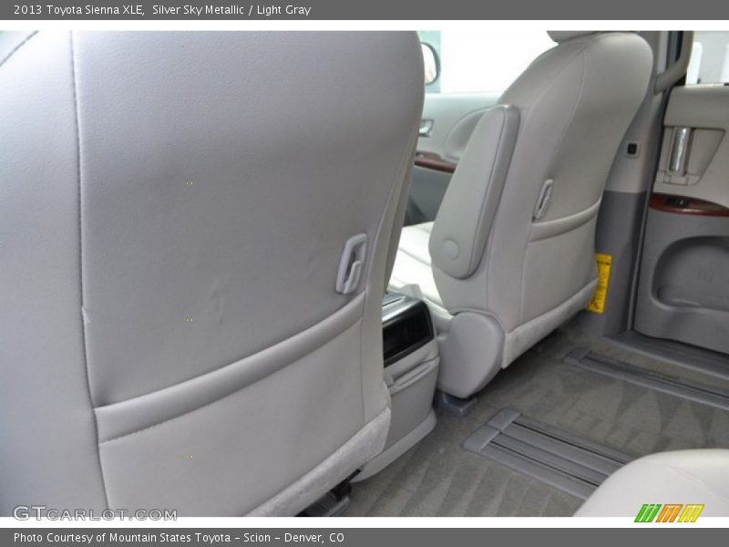 Silver Sky Metallic / Light Gray 2013 Toyota Sienna XLE