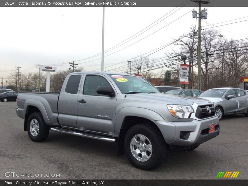 Silver Sky Metallic / Graphite 2014 Toyota Tacoma SR5 Access Cab 4x4