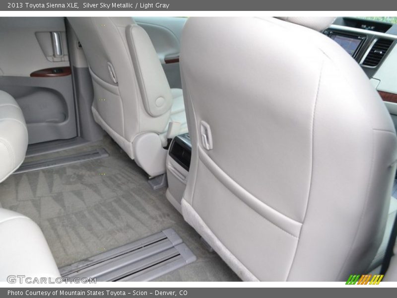 Silver Sky Metallic / Light Gray 2013 Toyota Sienna XLE