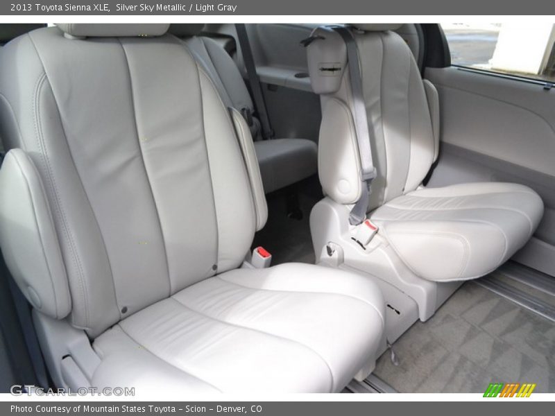 Silver Sky Metallic / Light Gray 2013 Toyota Sienna XLE