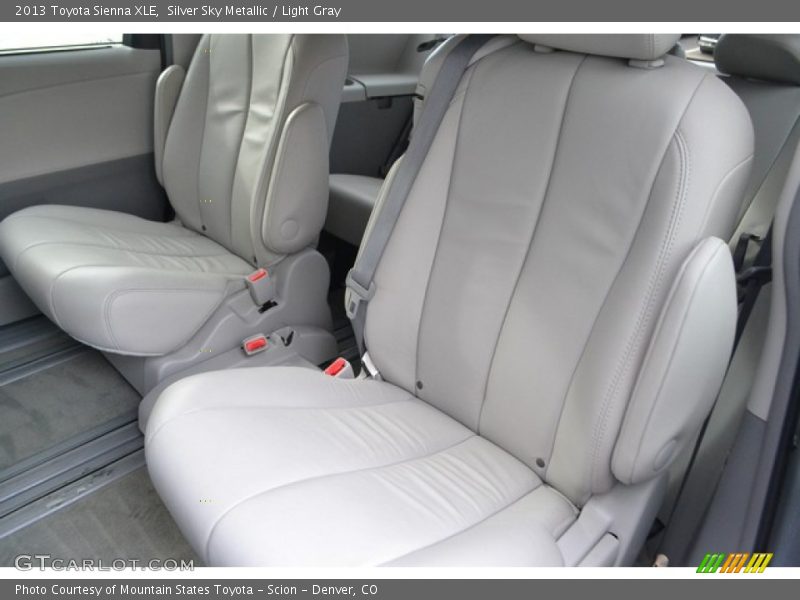 Silver Sky Metallic / Light Gray 2013 Toyota Sienna XLE