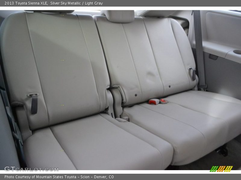 Silver Sky Metallic / Light Gray 2013 Toyota Sienna XLE