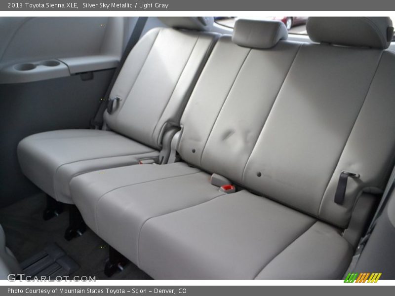 Silver Sky Metallic / Light Gray 2013 Toyota Sienna XLE