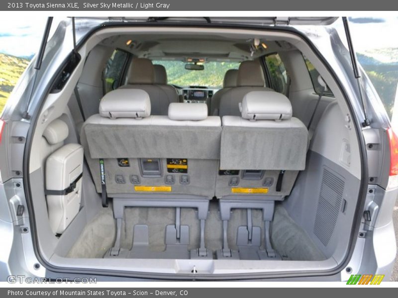 Silver Sky Metallic / Light Gray 2013 Toyota Sienna XLE