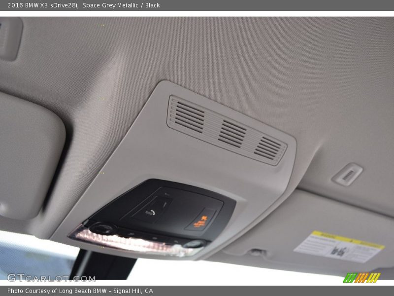 Space Grey Metallic / Black 2016 BMW X3 sDrive28i