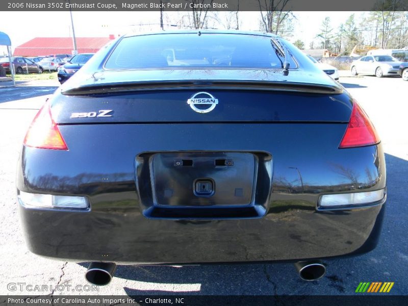 Magnetic Black Pearl / Carbon Black 2006 Nissan 350Z Enthusiast Coupe