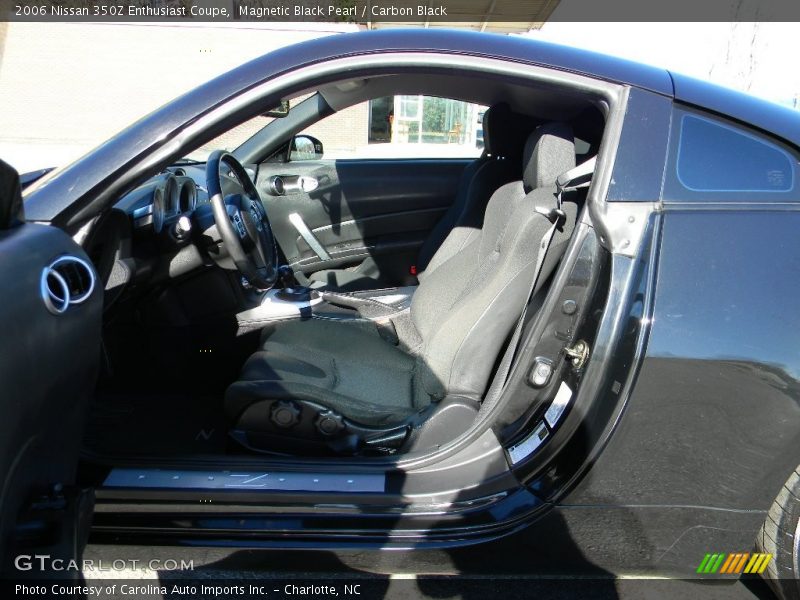 Magnetic Black Pearl / Carbon Black 2006 Nissan 350Z Enthusiast Coupe