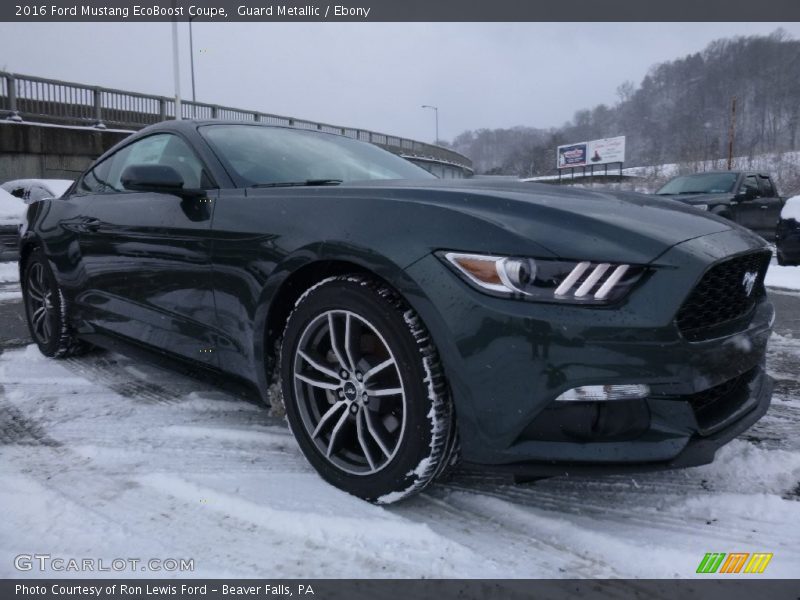 Front 3/4 View of 2016 Mustang EcoBoost Coupe