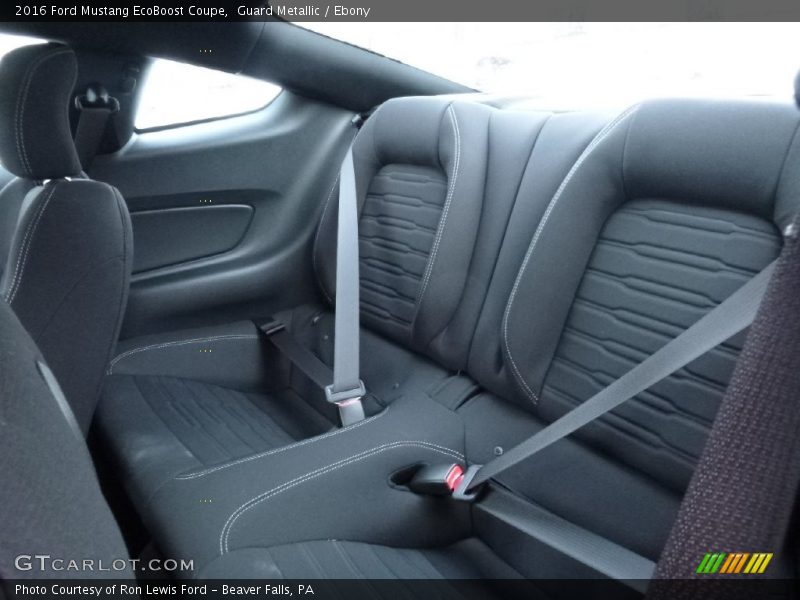 Guard Metallic / Ebony 2016 Ford Mustang EcoBoost Coupe