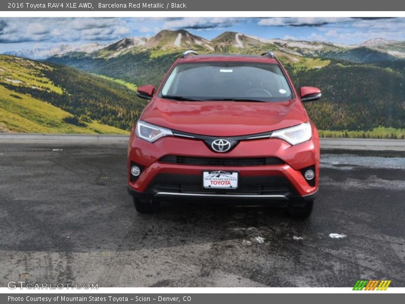 Barcelona Red Metallic / Black 2016 Toyota RAV4 XLE AWD