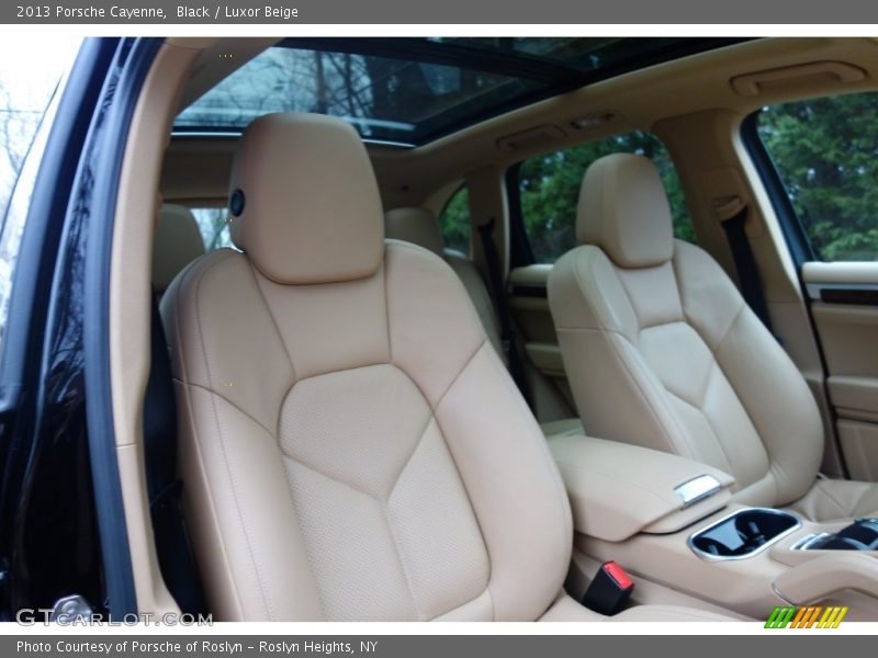 Black / Luxor Beige 2013 Porsche Cayenne