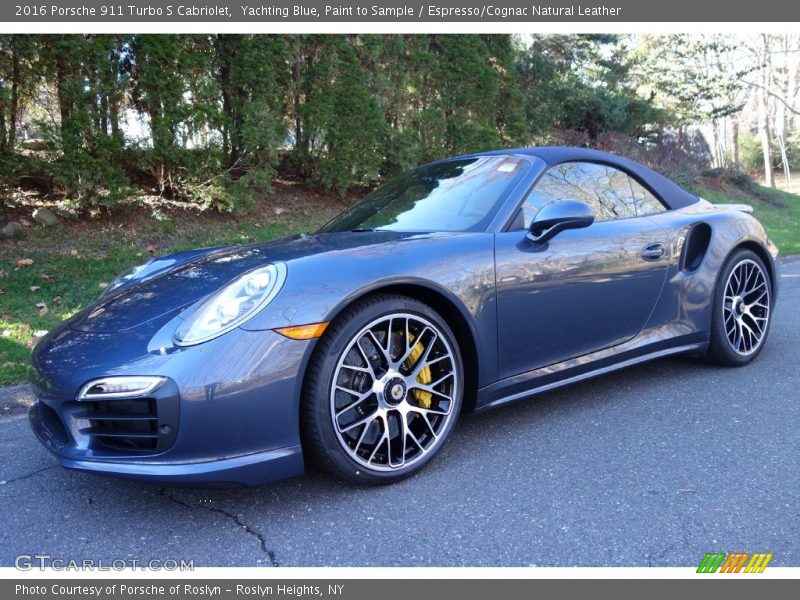 Front 3/4 View of 2016 911 Turbo S Cabriolet