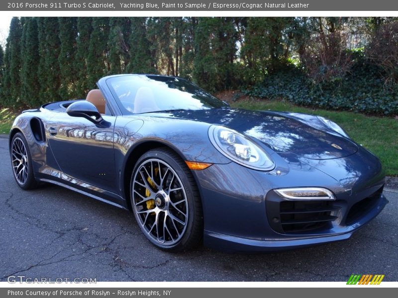 Front 3/4 View of 2016 911 Turbo S Cabriolet