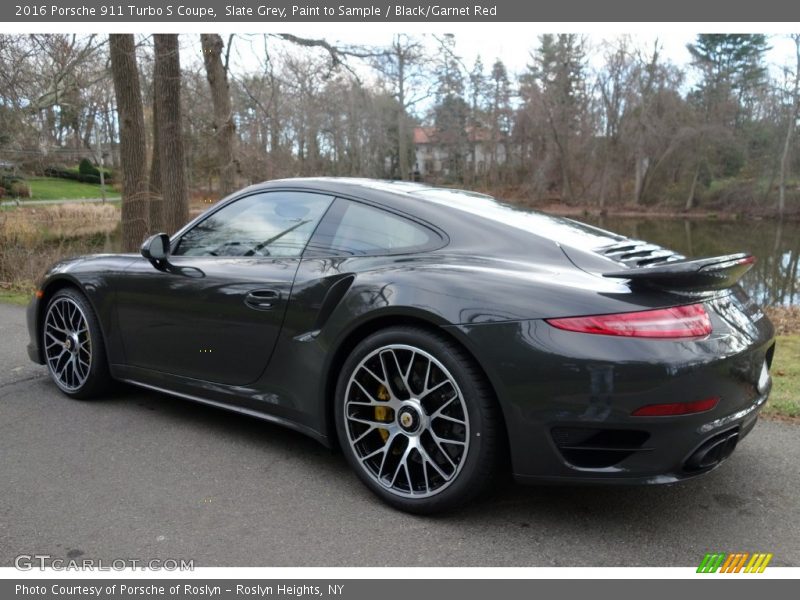  2016 911 Turbo S Coupe Slate Grey, Paint to Sample