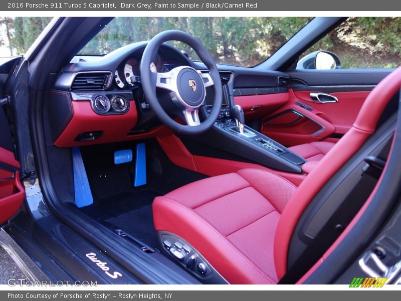 Black/Garnet Red Interior - 2016 911 Turbo S Cabriolet 