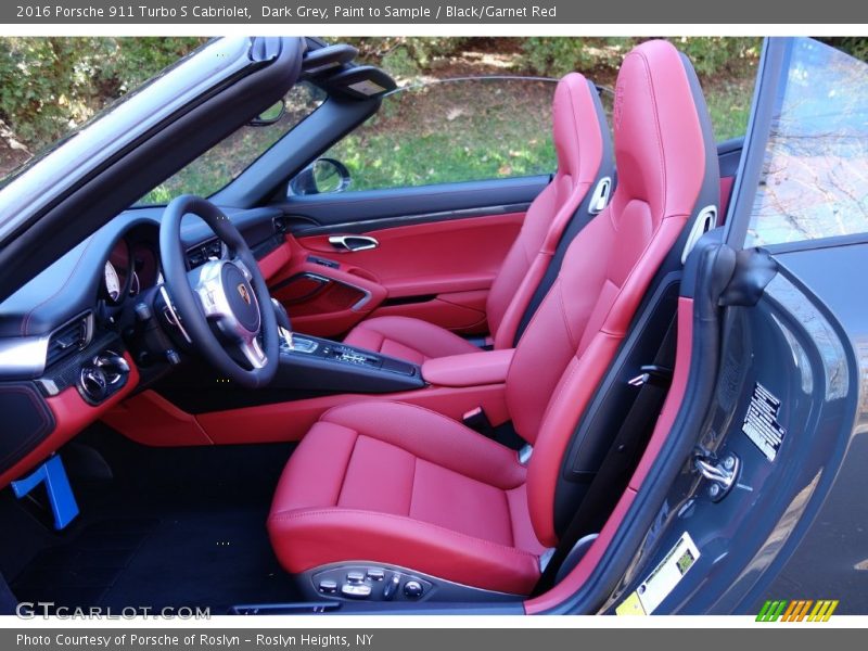 Front Seat of 2016 911 Turbo S Cabriolet