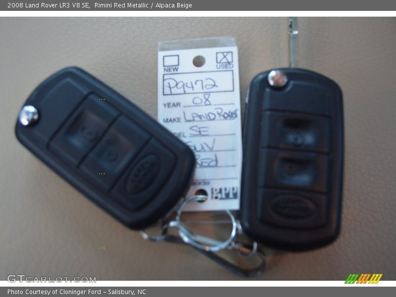 Rimini Red Metallic / Alpaca Beige 2008 Land Rover LR3 V8 SE