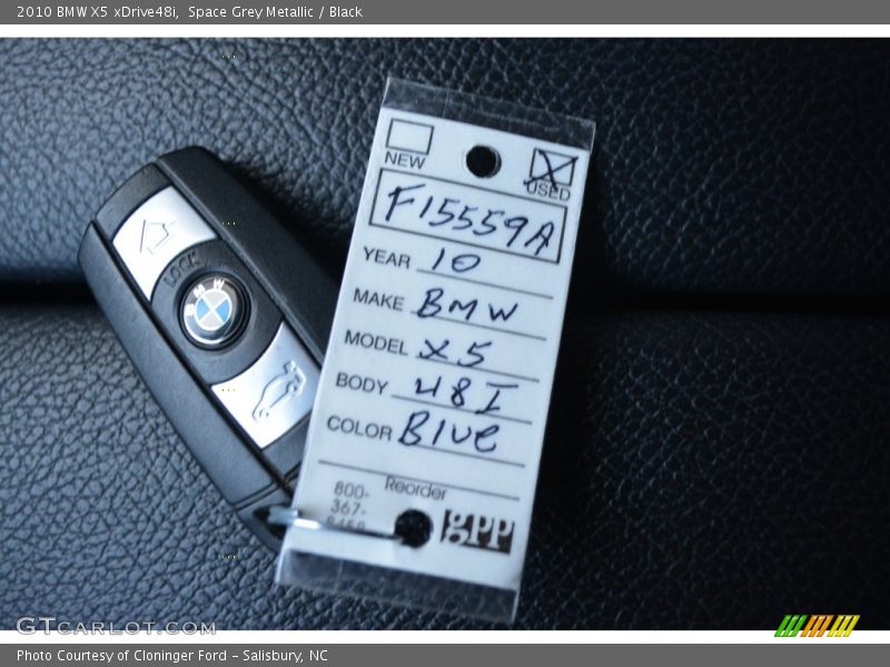 Space Grey Metallic / Black 2010 BMW X5 xDrive48i
