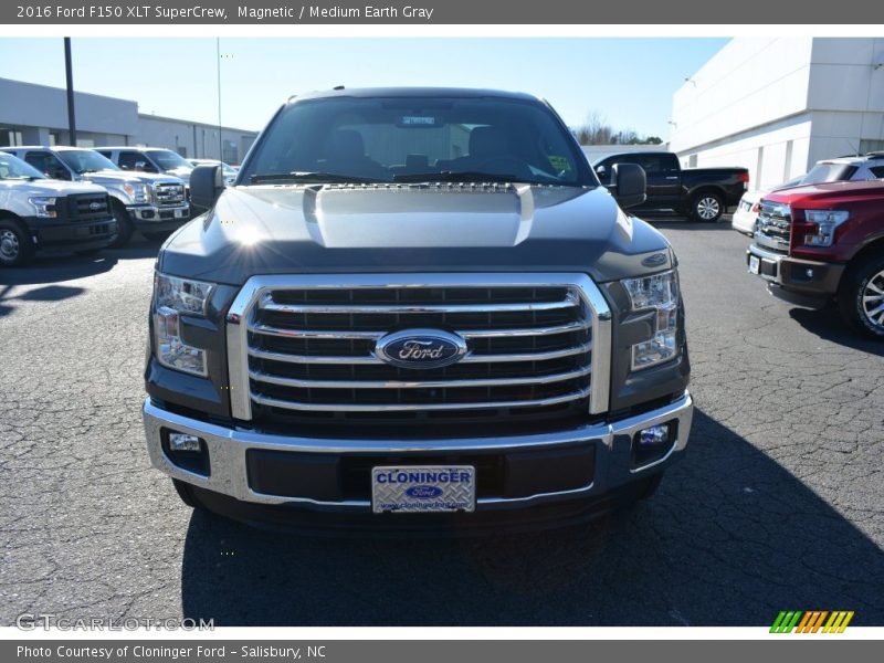 Magnetic / Medium Earth Gray 2016 Ford F150 XLT SuperCrew