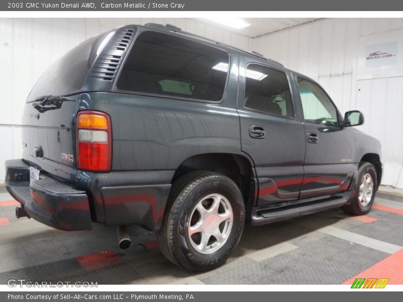 Carbon Metallic / Stone Gray 2003 GMC Yukon Denali AWD