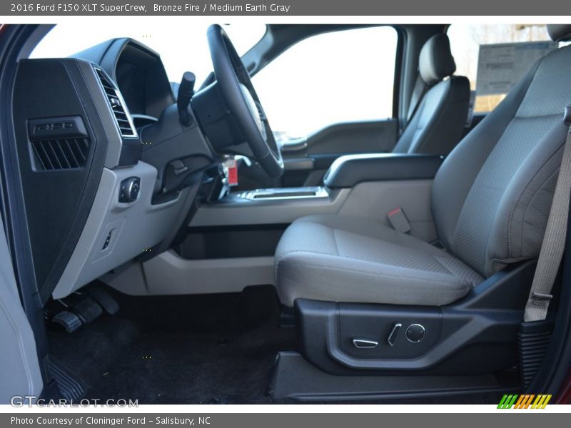 Bronze Fire / Medium Earth Gray 2016 Ford F150 XLT SuperCrew