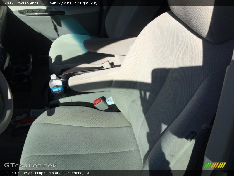 Silver Sky Metallic / Light Gray 2012 Toyota Sienna LE