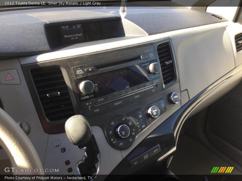 Silver Sky Metallic / Light Gray 2012 Toyota Sienna LE