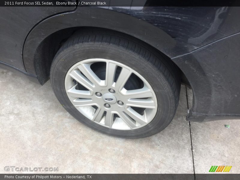 Ebony Black / Charcoal Black 2011 Ford Focus SEL Sedan