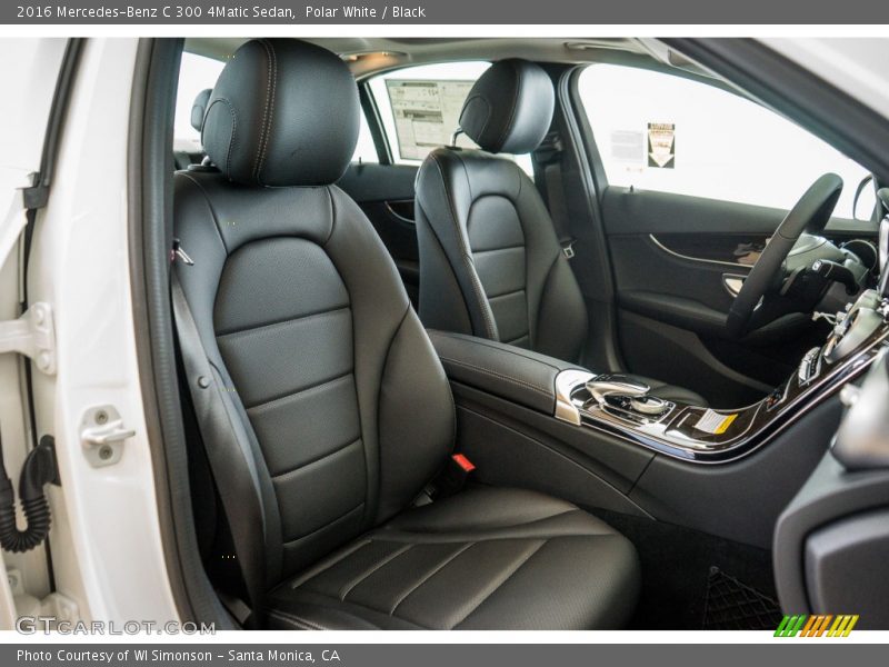 Polar White / Black 2016 Mercedes-Benz C 300 4Matic Sedan