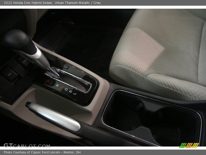 Urban Titanium Metallic / Gray 2013 Honda Civic Hybrid Sedan