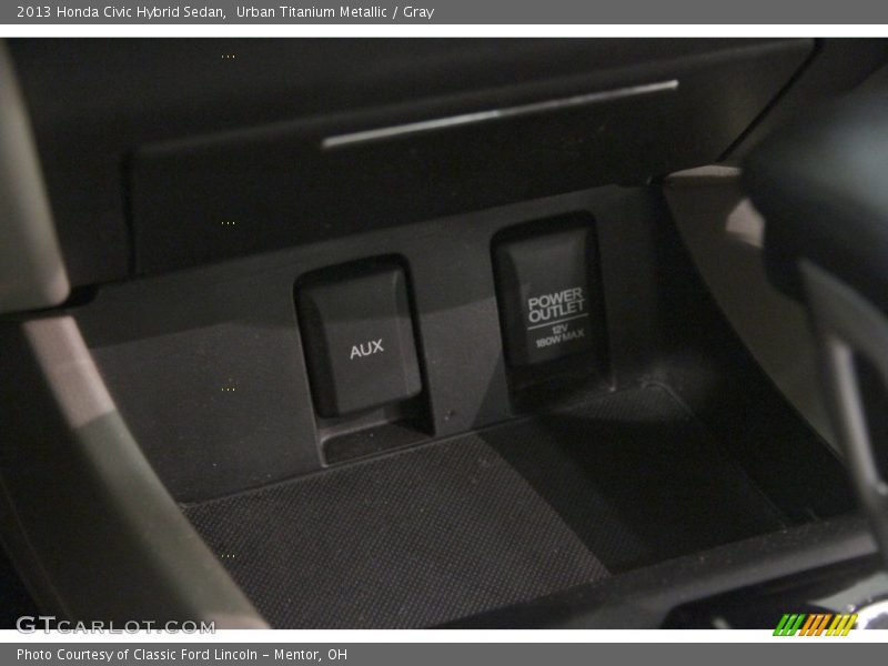 Urban Titanium Metallic / Gray 2013 Honda Civic Hybrid Sedan