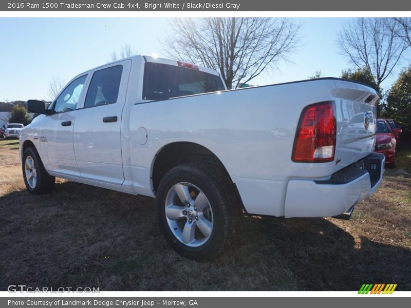 Bright White / Black/Diesel Gray 2016 Ram 1500 Tradesman Crew Cab 4x4