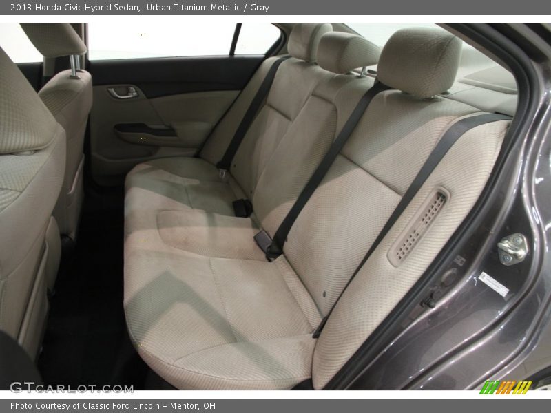 Urban Titanium Metallic / Gray 2013 Honda Civic Hybrid Sedan