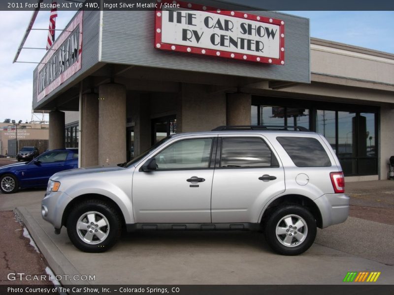Ingot Silver Metallic / Stone 2011 Ford Escape XLT V6 4WD