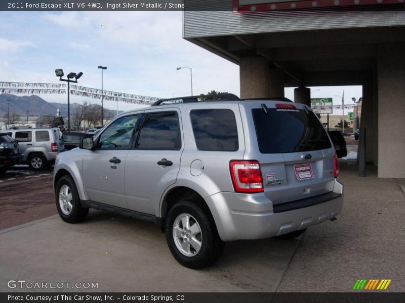 Ingot Silver Metallic / Stone 2011 Ford Escape XLT V6 4WD